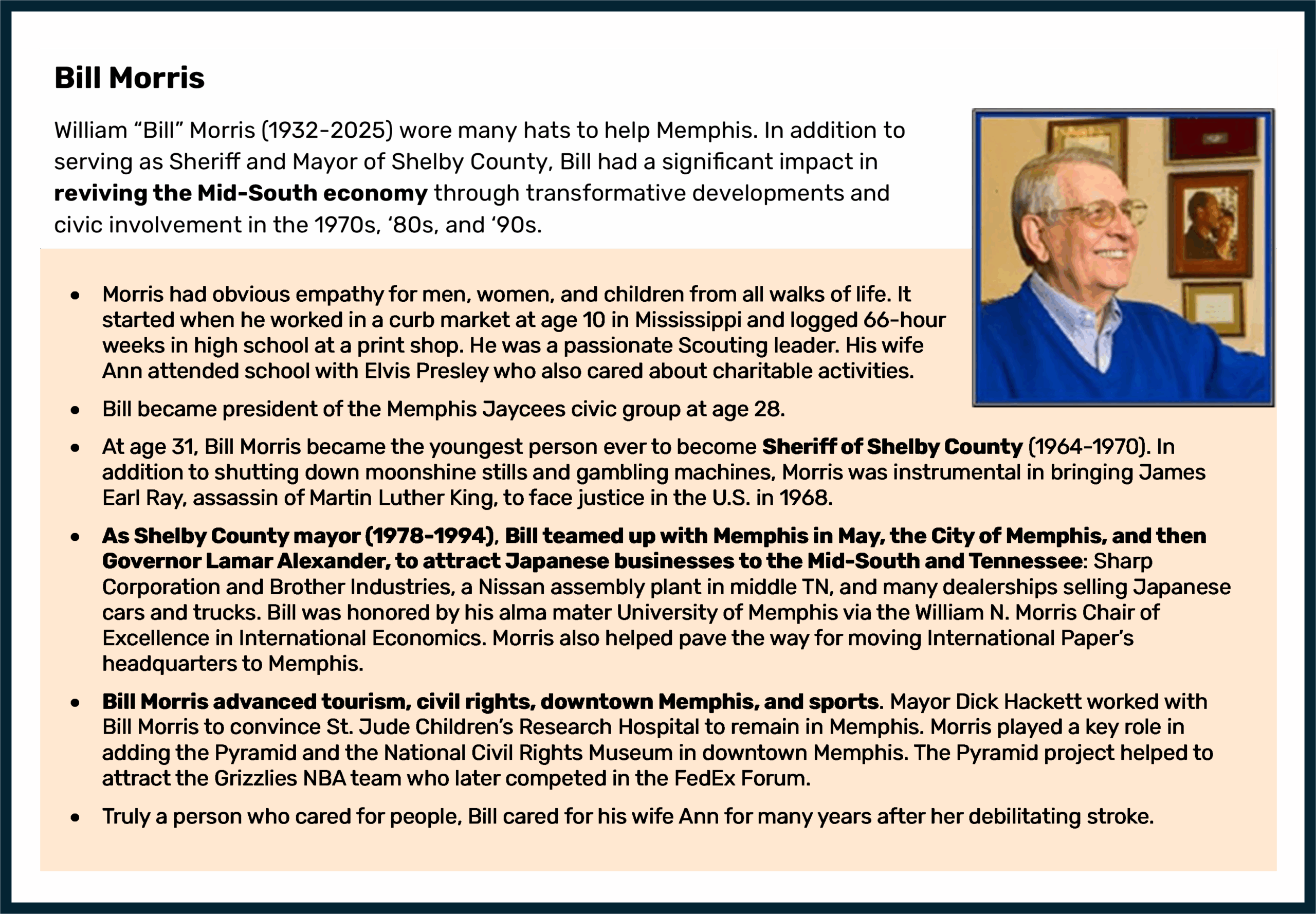 bill morris, revival memphis, memphis honorees